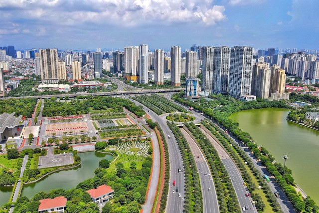 Khu vực ph&iacute;a T&acirc;y đang l&agrave; t&acirc;m điểm ph&aacute;t triển với mục ti&ecirc;u x&acirc;y dựng những th&agrave;nh phố vệ tinh cho Thủ đ&ocirc;. Ảnh minh họa